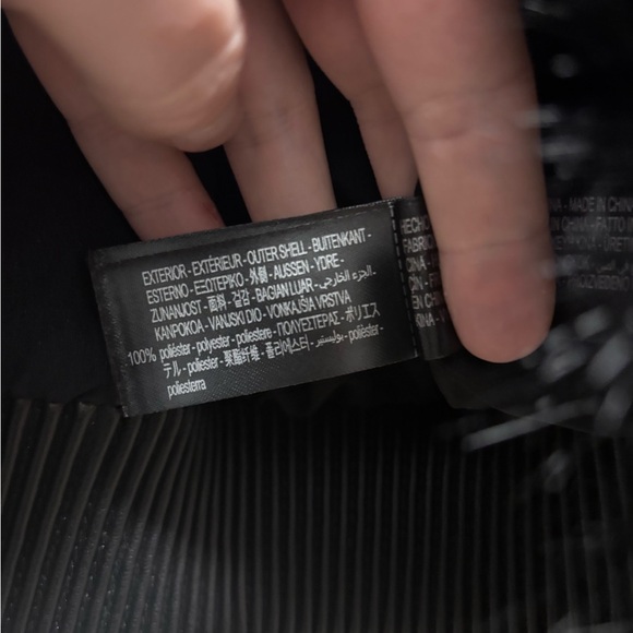 Zara Black Faux Fur Teddy Bomber Jacket - Picture 6 of 10